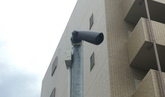 名古屋市での防犯カメラ設置工事
