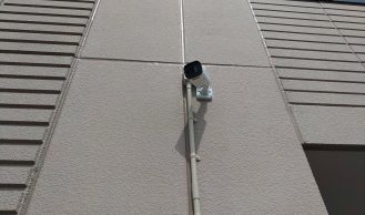 名古屋市中川区で防犯カメラの設置工事